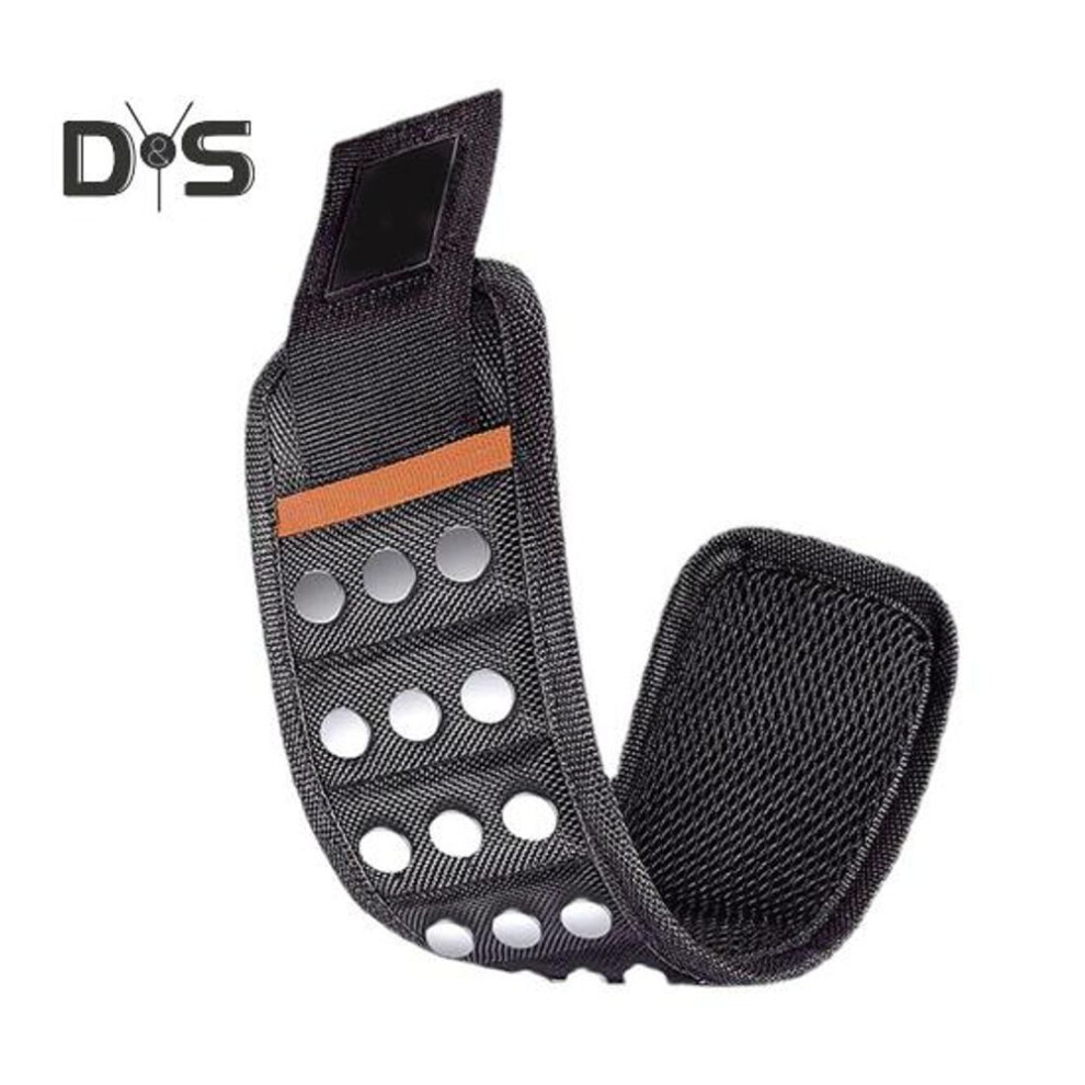 (as the picture, B) Magnetic Wristband Screw Tool Holder With Fastener Tape Breathable Lightweight Design Wear Resistant Magnetic Wrist Strap