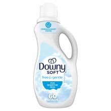 Downy Free & Gentle Weichsp  ler (Weichsp  ler) 44 fl oz 60 Waschladungen Hypoallergen
