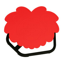 MagicMeadow Spinning Sensory Chair Lion Toy | Autism Sensory | Red