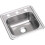 Dayton D115153 Single Bowl Top Mount rustfrit stål barvask 4