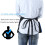 BOHARERS Waist Apron with 3 Pockets 20 Pack - Black Waitress Server Short Apron 5