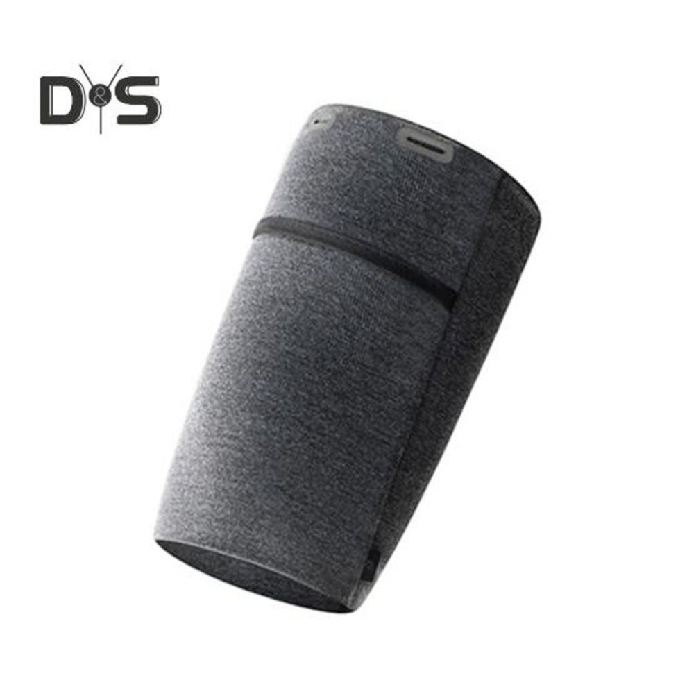 (grey, L) Phone Arm Bag High Elasticity Anti-slip with Earphone Hole Water-Repellent Lightweight Fitness Jogging Running Arm Band Outdoor Sports Mobile Phone
