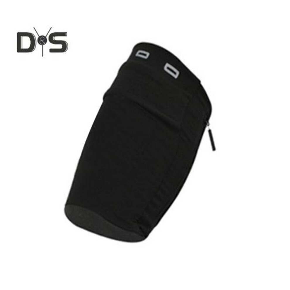 (black, S) Phone Arm Bag High Elasticity Anti-slip With Earphone Hole Water-repellent Lightweight Fitness Jogging Running Arm Band Outdoor Sports Mobile Phone