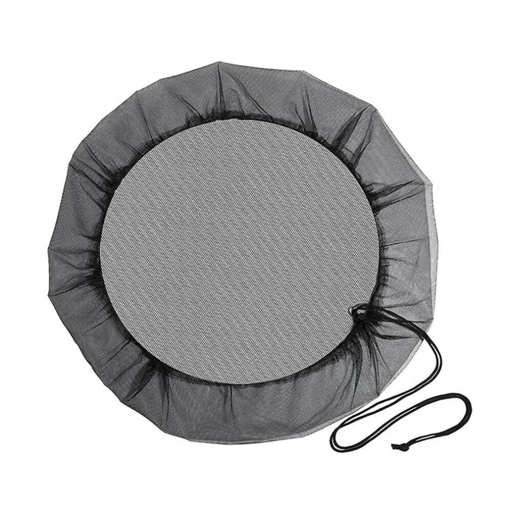 Rain Barrel Mosquito Net Cover Durable Polyester Mesh Screen for Outdoor Water Tanks, Filters Debris   Prevents Pests