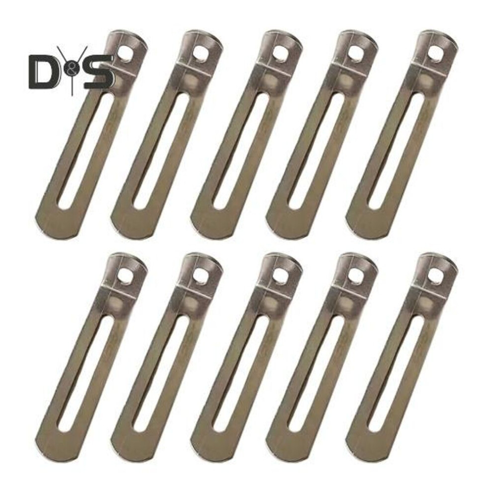 (as the picture, 23×52×12mm) 10Pcs Brace Angle Bracket Corner Fixture Brackets Rustproof Corrosion Resistant Right-Angle Corner Brackets Furniture Hardware