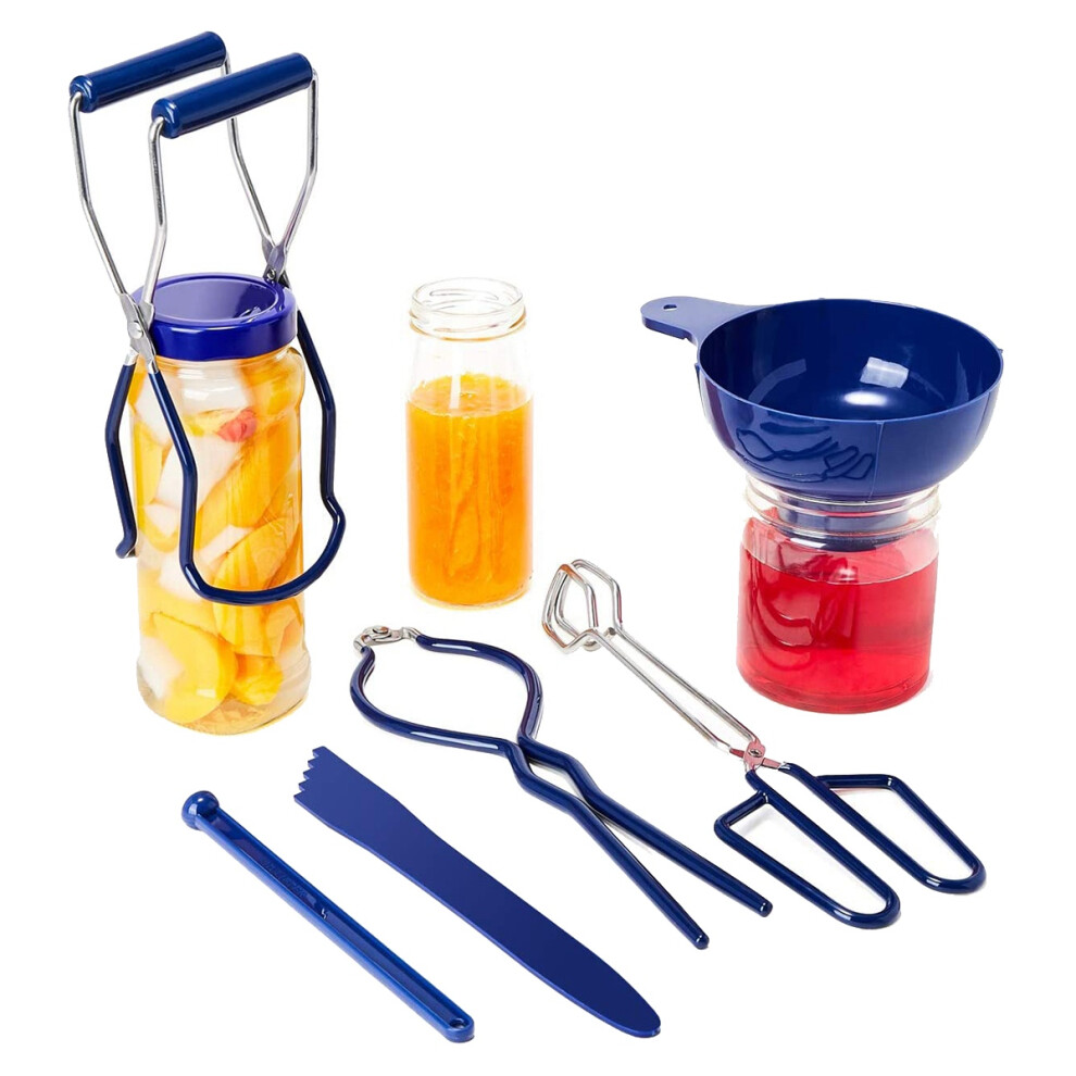 Typecat Canning Kit Tools Supplies 6 Pcs,Canning Jar Lifter, Lid Lifter,Canning Tongs For