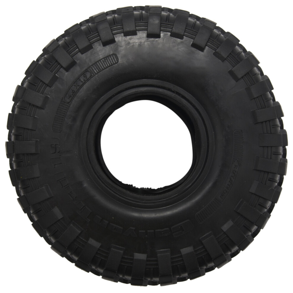 4Pcs 118Mm 1.9 Rubber Tires Tyres Wheel For 1/10 Rc Crawler Car Axial Scx10 90046 Axi03007 Trx4 D90 Cc01 4852431729748