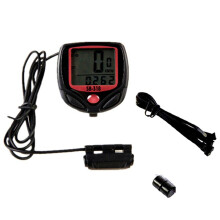 Compteur de vélo étanche, compteur kilométrique, compteur de vitesse, écran LCD, vélocimètre, chronomètre filaire