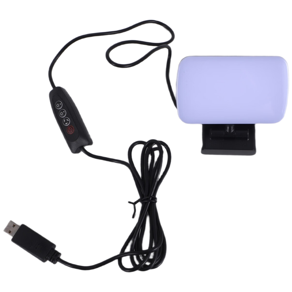 Mini Video Conference Webcam Vlog Photography Fill Lamp Selfie Adjustable Portable Led Light 4852431734117