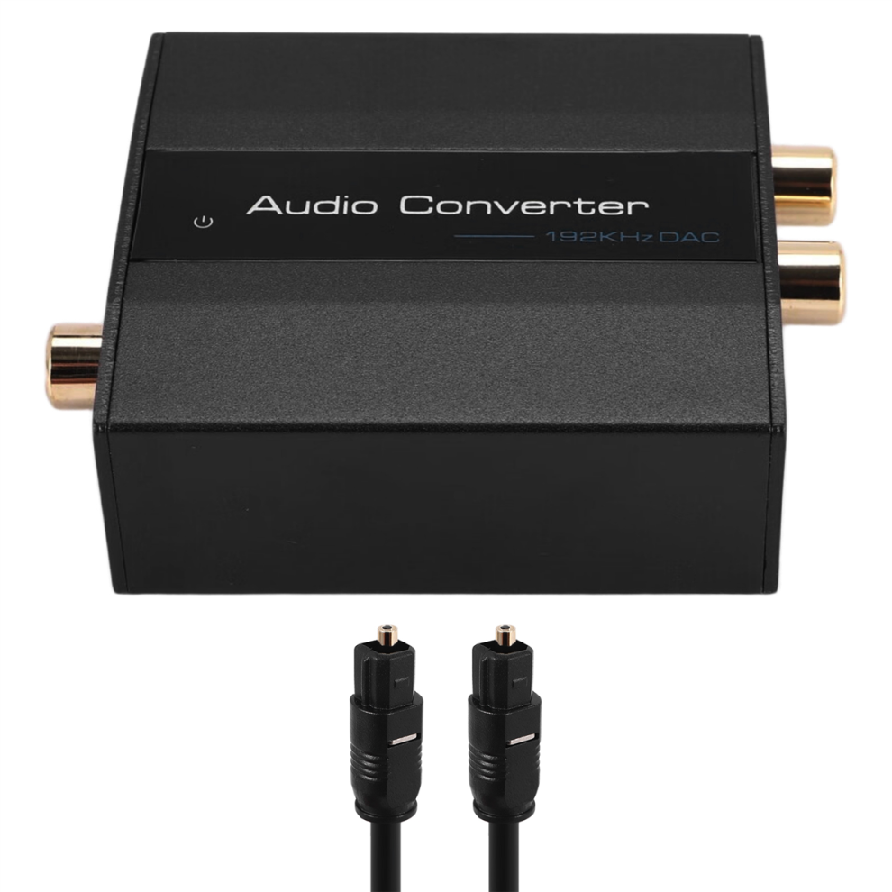 Optical To Converter Audio Digital Analog Coaxial Adapter 3.5Mm Aux With Cable 4852431732595
