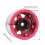 Pneu de metal para carro de escalada Red Black Edge 1,55 polegadas AX90069 para JIMNY CC01 5