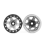 Pneu de metal para carro de escalada Red Black Edge 1,55 polegadas AX90069 para JIMNY CC01 6