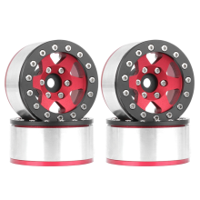 Pneu de voiture grimpante en métal rouge et noir, 1,55 pouce, AX90069, pour JIMNY CC01