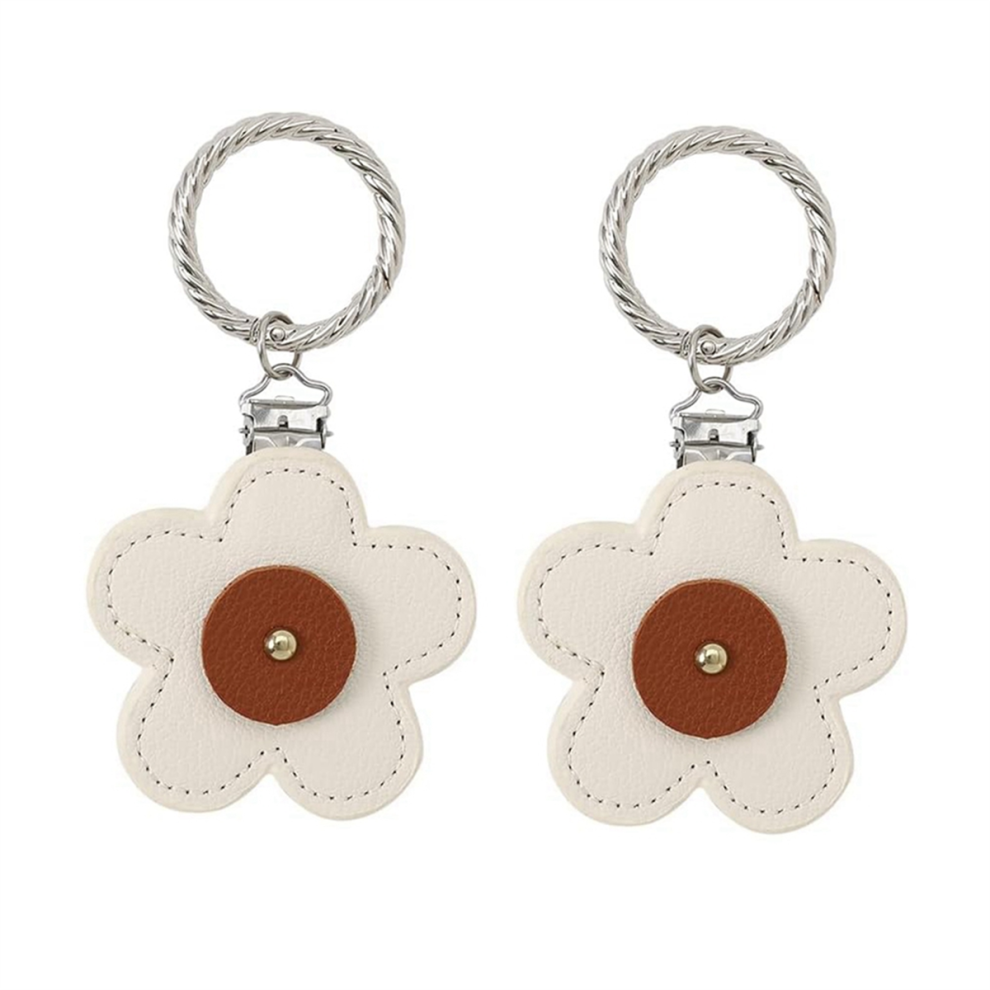 2Er-Pack Hutclips FüR Unterwegs An Der Tasche, Lederhalter Mit Tragetasche FüR Damen, GepäCk, Reise- Und Strandutensilien-image