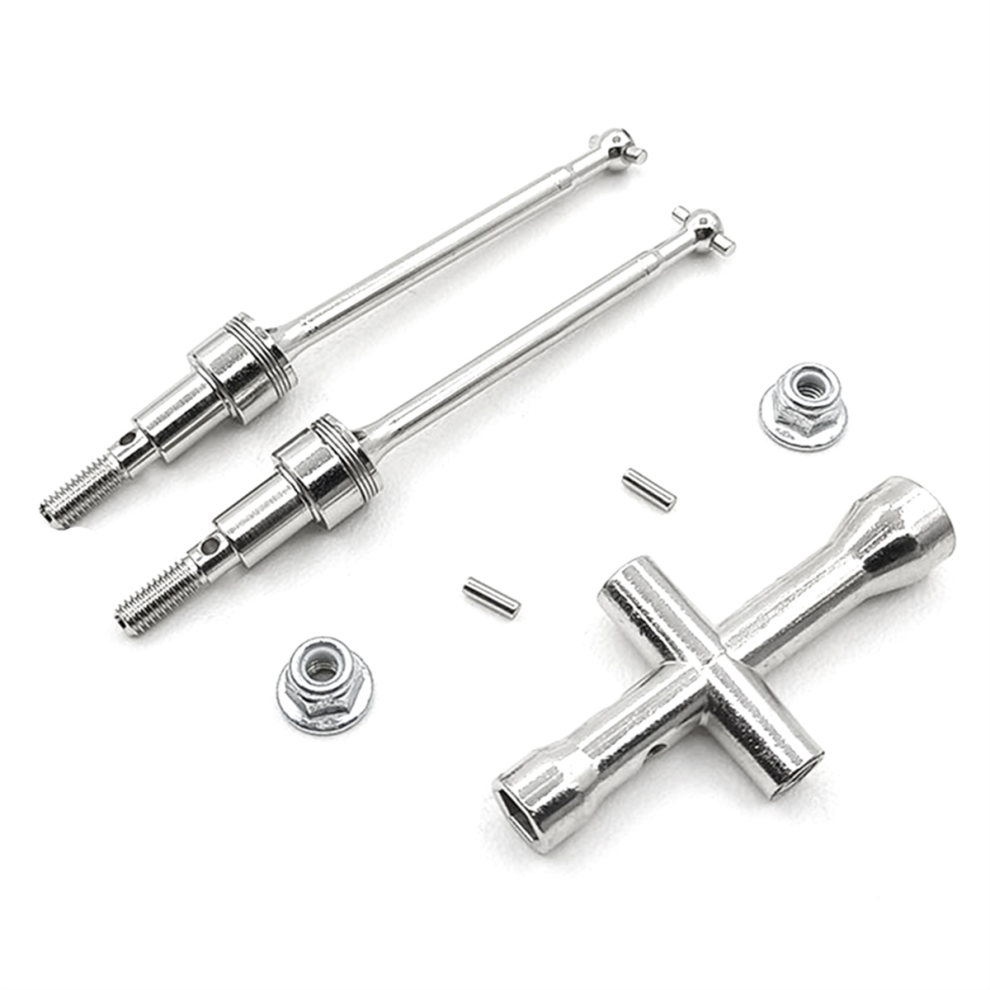 Front Cvd Drive Shaft Set For Scy 16101 16102 16103 16201 Pro 1/16 Brushless Rc Car Upgrades Parts 4852431735138
