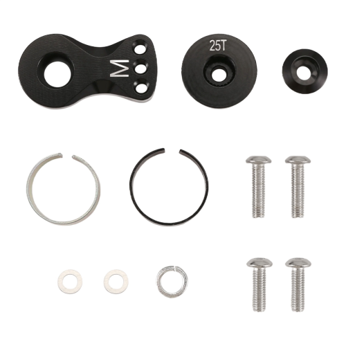 Bras Servo 21T En Alliage D'Aluminium – Pièce De Mise à Niveau Pour Servos MD922 MD933 – RC 1/10 (Argent)
