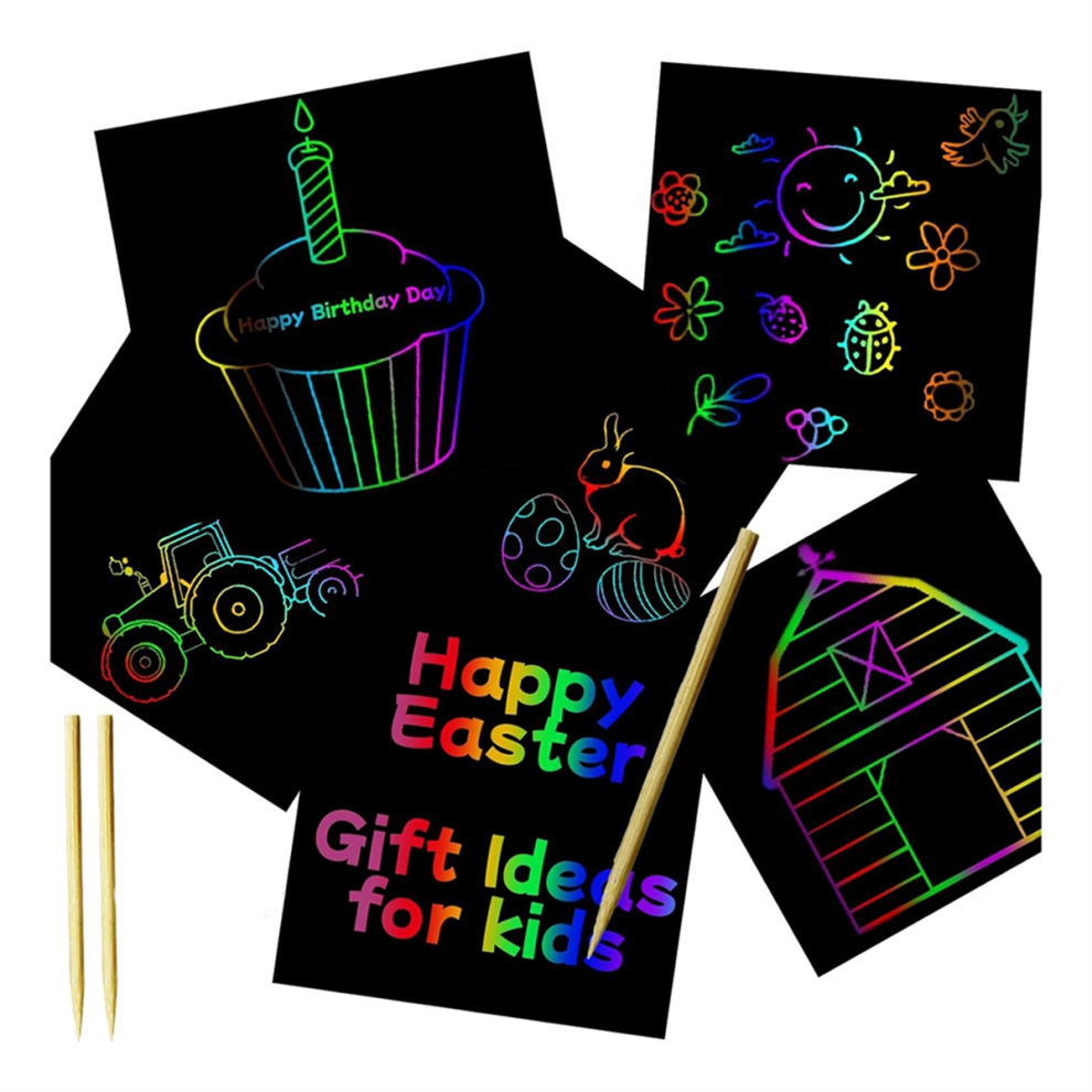 Joli cadeau en papier graffiti rayé - Fête d'anniversaire pour fils, fille, ami, étudiant, cadeau de Noël