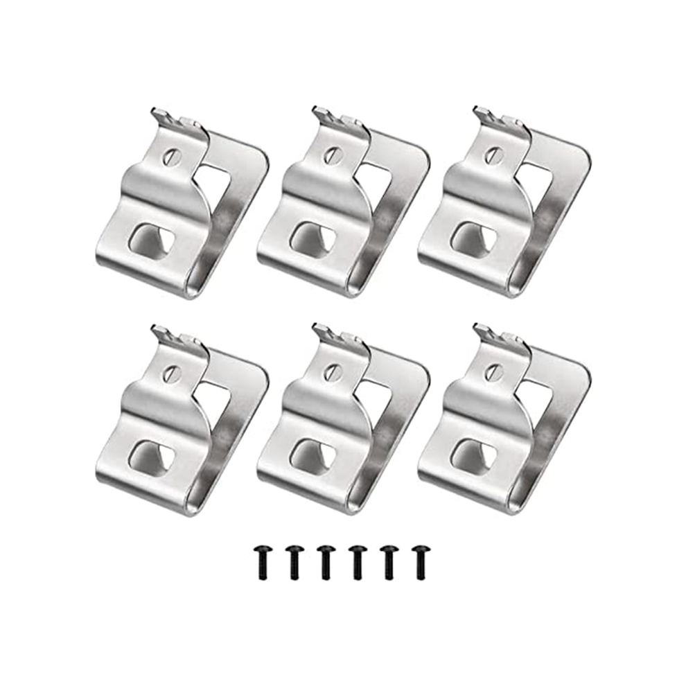 Typecat Belt Clip, 6Pcs Stainless Steel Drill Tool Clips Hook Kit With Screws For N268241 Fit 20V Power Tools Dcd980 Dcd985