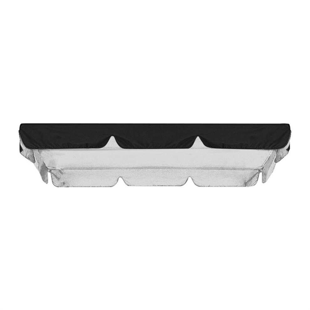 Housse de protection pour balancelle d'extérieur, auvent, abri contre la pluie, mobilier imperméable, noir