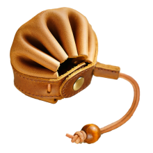 Sac à dés médiéval vintage en cuir artificiel - Pochette à cordon pour jeux de rôle et rangement de pièces