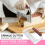 4 Pcs Rectangular Soap Molds Kit with Cutters - 42oz Flexible Silicone Loaf Mold Wooden Box 7