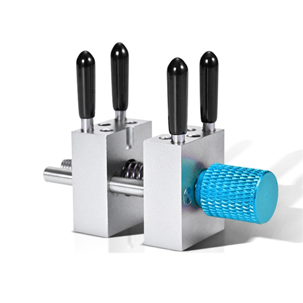 Mini Banco De Mano De Alta PrecisióN, Herramienta De SujecióN Para Modelos, Tornillo De Banco Dividido, ConstruccióN Sin Costuras, Azul-image
