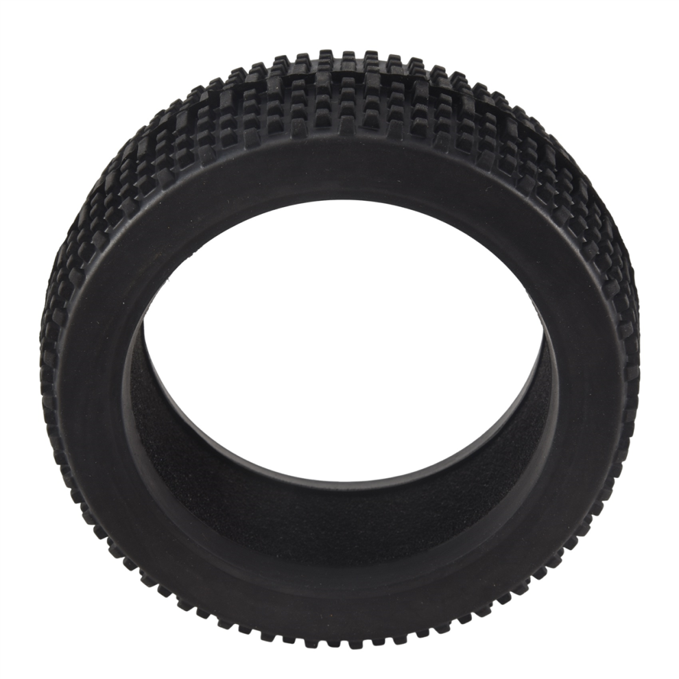 4Pcs 110Mm 1/8 Rc Off-Road Car Rubber Tire Tyre For Redcat Mp9 Hobao Upgrade Parts Black 4852431750070