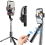 Gimbal Stabilizer Selfie Stick Foldable Wireless Tripod with Bluetooth Shutter Monopod for IOS Android 3