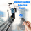 Gimbal Stabilizer Selfie Stick Foldable Wireless Tripod with Bluetooth Shutter Monopod for IOS Android 9