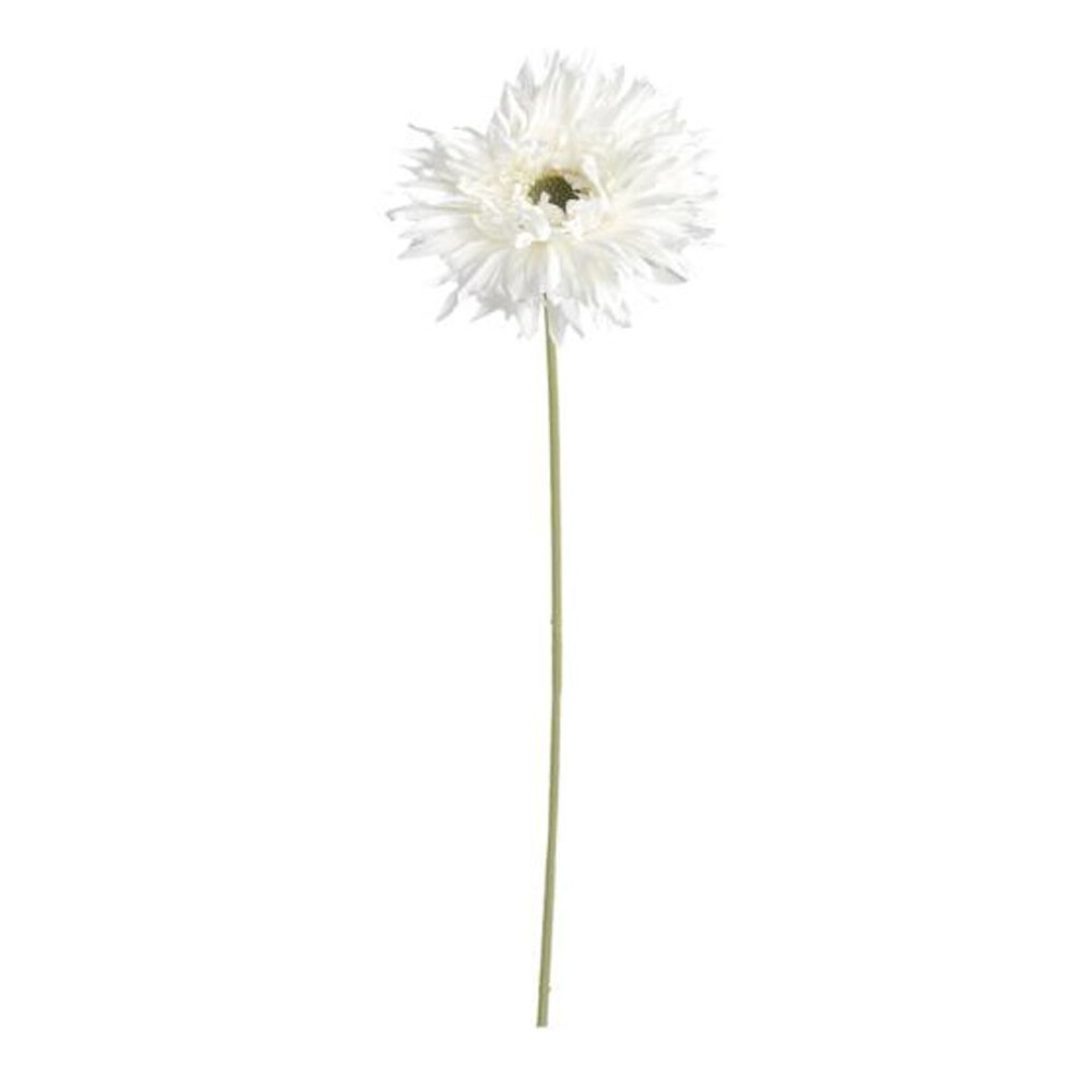 (white) Fresh-keeping Faux Silk Flower Decorative Beautiful Artificial Gerbera Bridal Bouquet