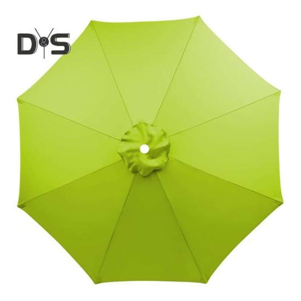 (grass green) 270cm Umbrella Replacement Canopy Uv Protection Outdoor Garden Patio Backyard Parasol Market Table Top Umbrella Replacement Fabric Cloth Cover