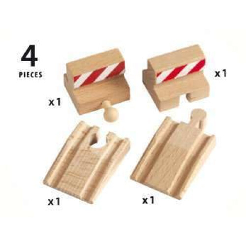 Brio BRIO - Conjunto de 2 Rampas e 2 Pára-choques - Misto - a partir de 3 anos 2