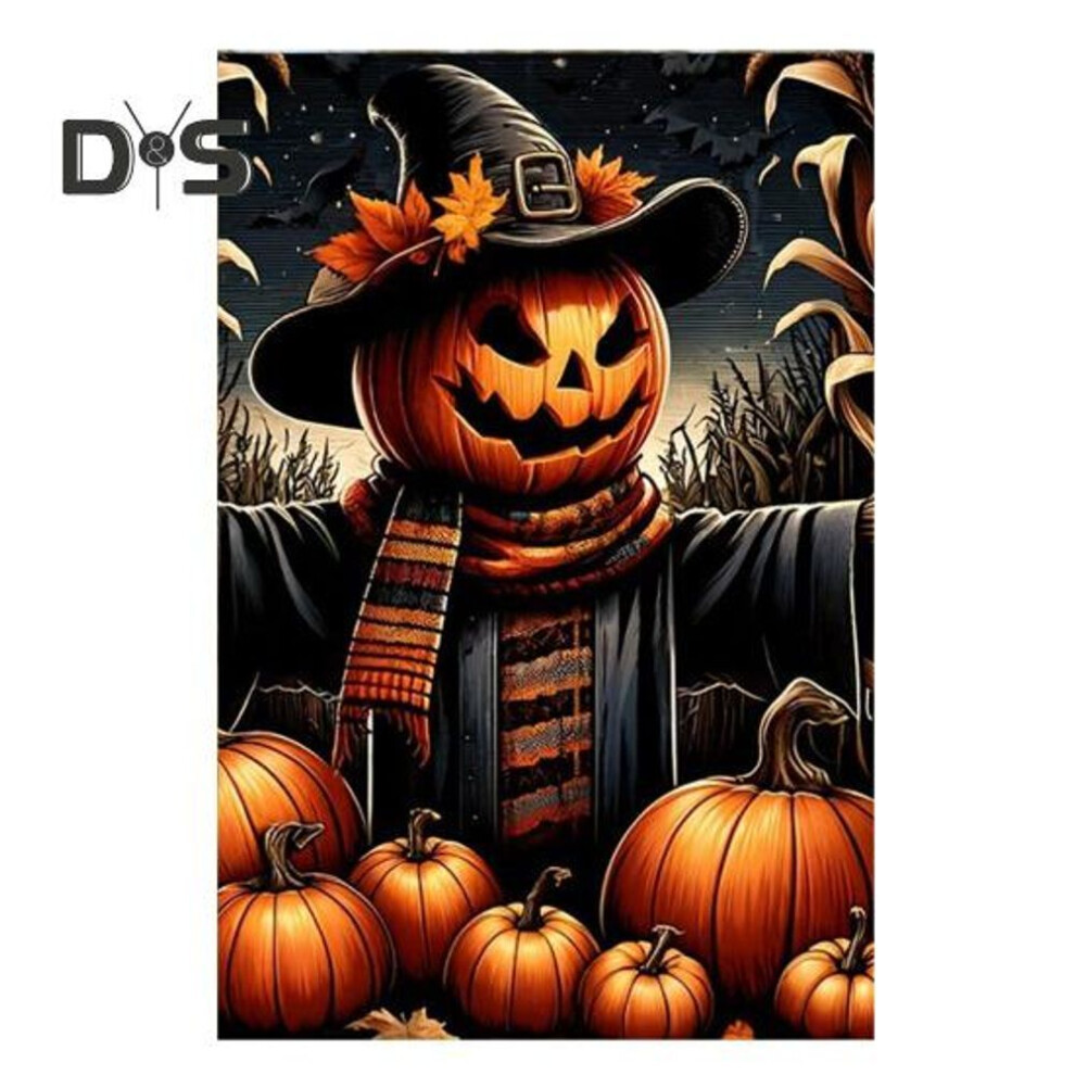 (as the picture, 1) Halloween Garden Flag Pumpkin Ghost Skeleton Cat Outdoor Flag Double Sided Holiday Banner For Yard Lawn Balcony Decorations