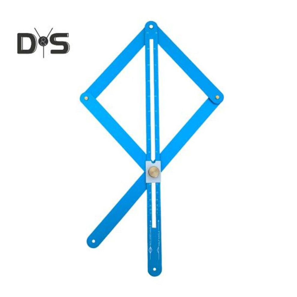 (as the picture, A) Corner Angle Finder with Scales High Accuracy Multi-functional Aluminum Alloy Diagonal Square Ruler Protractor Angle Measuring Tools for Woodworking