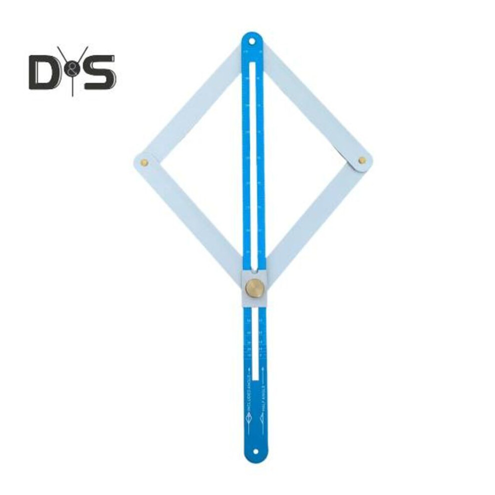 (as the picture, C) Corner Angle Finder with Scales High Accuracy Multi-functional Aluminum Alloy Diagonal Square Ruler Protractor Angle Measuring Tools for Woodworking