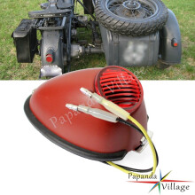 (6351 Rot) Ural Dnepr Beiwagen Rücklichter Motorrad Hinterradbremse Bremslicht BMW R71 R12 R75 R51 M72 K750 750cc