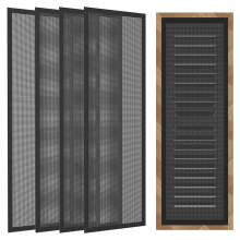 Cubiertas magnéticas para rejillas de ventilación, para el hogar, suelo, techo, atrapan residuos, pelos, insectos (10 x 30 cm)