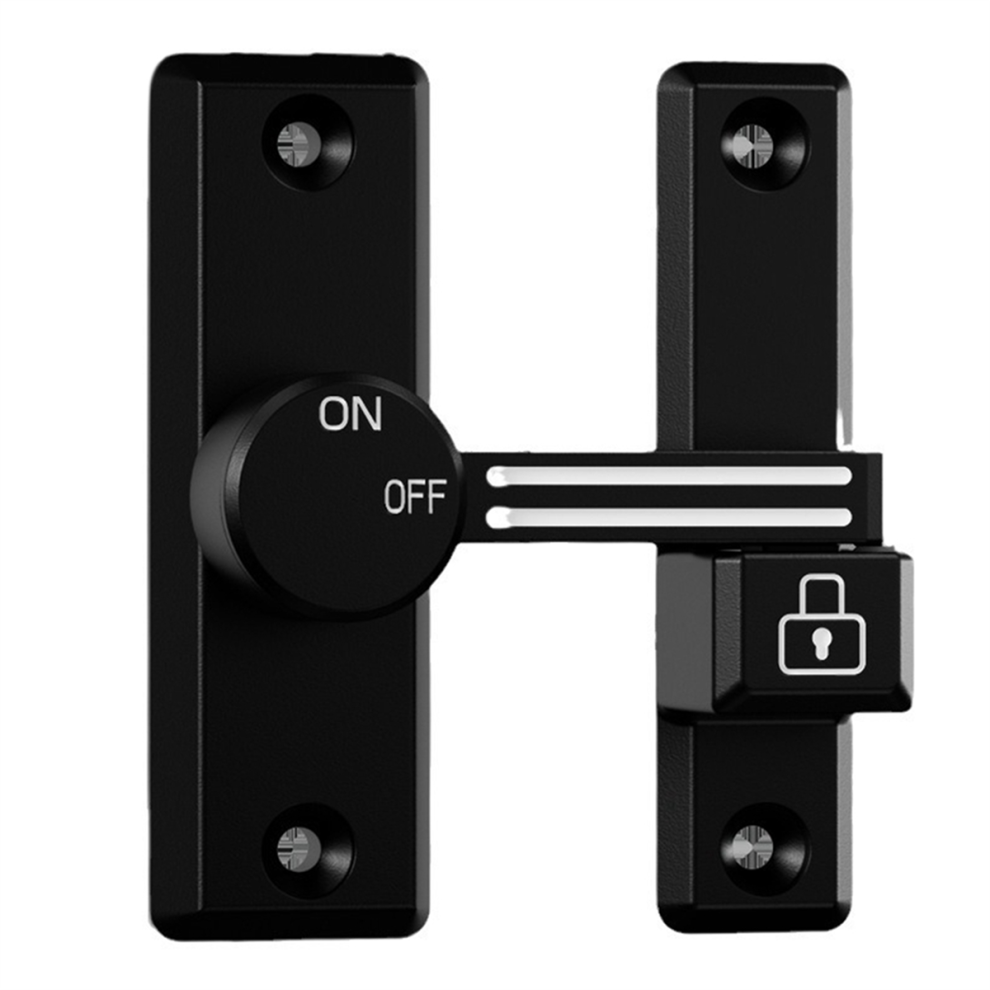 Bolt Door Latch, Punch-Free Buckle, 180 Degree Left/Right Sliding, Suitable for Home Security Door, Barn Garage, Garden-image-OPC-PH9MWG6-NEW