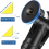 Pneumatic Chamfering Tool, 45 Degree Metal Deburring Trimming Machine,Chamfering Machine Arc Edge Beveler Kit 3