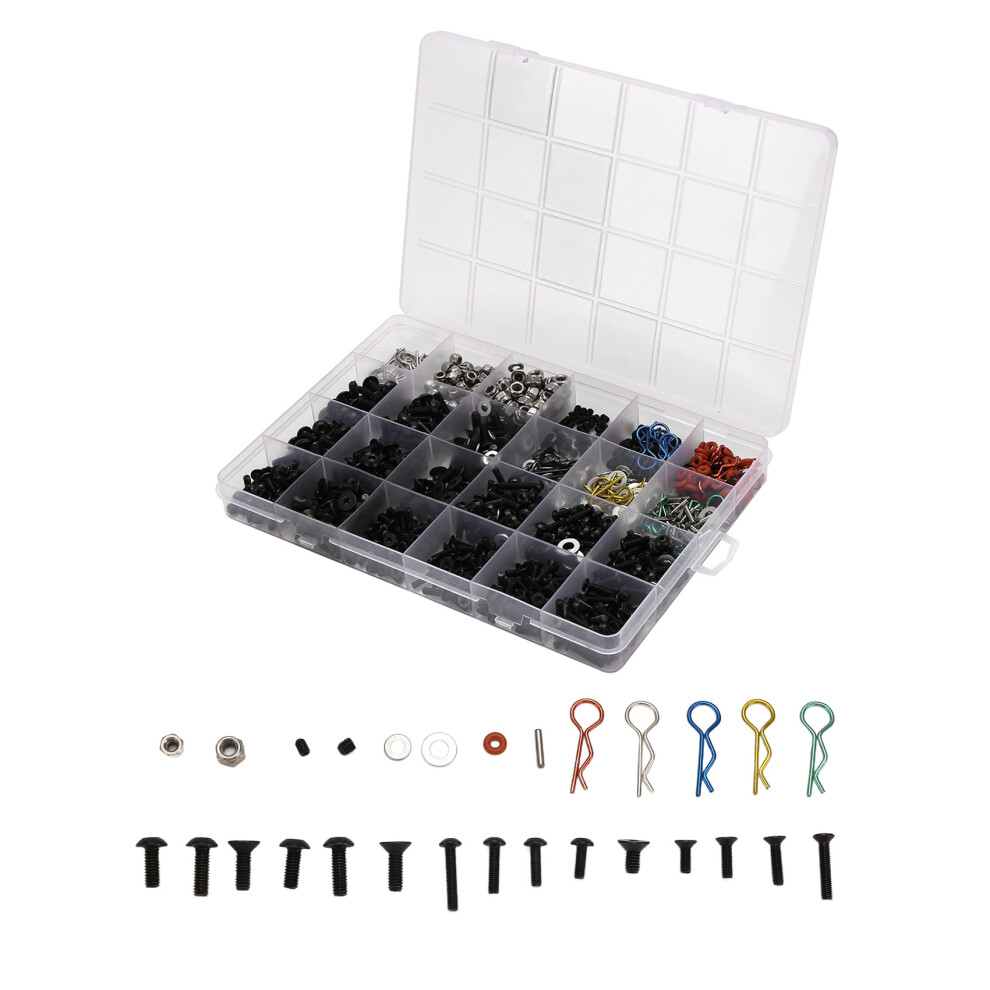 Screws Box Set For 1/10 /Scx10/Redcat//Arrma/ Rc Car Parts Repair Tool 4852431708040