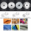 12pack 45mm Rotary Cutter Blades Kits, Perforating Replacement for Fabric Leather 7 Edge Type 6