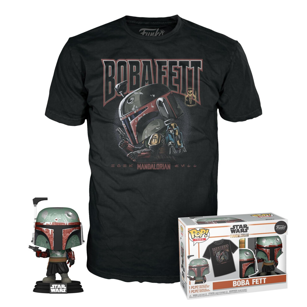 Funko Pop & Tee: Sw- Boba Fett- Xl