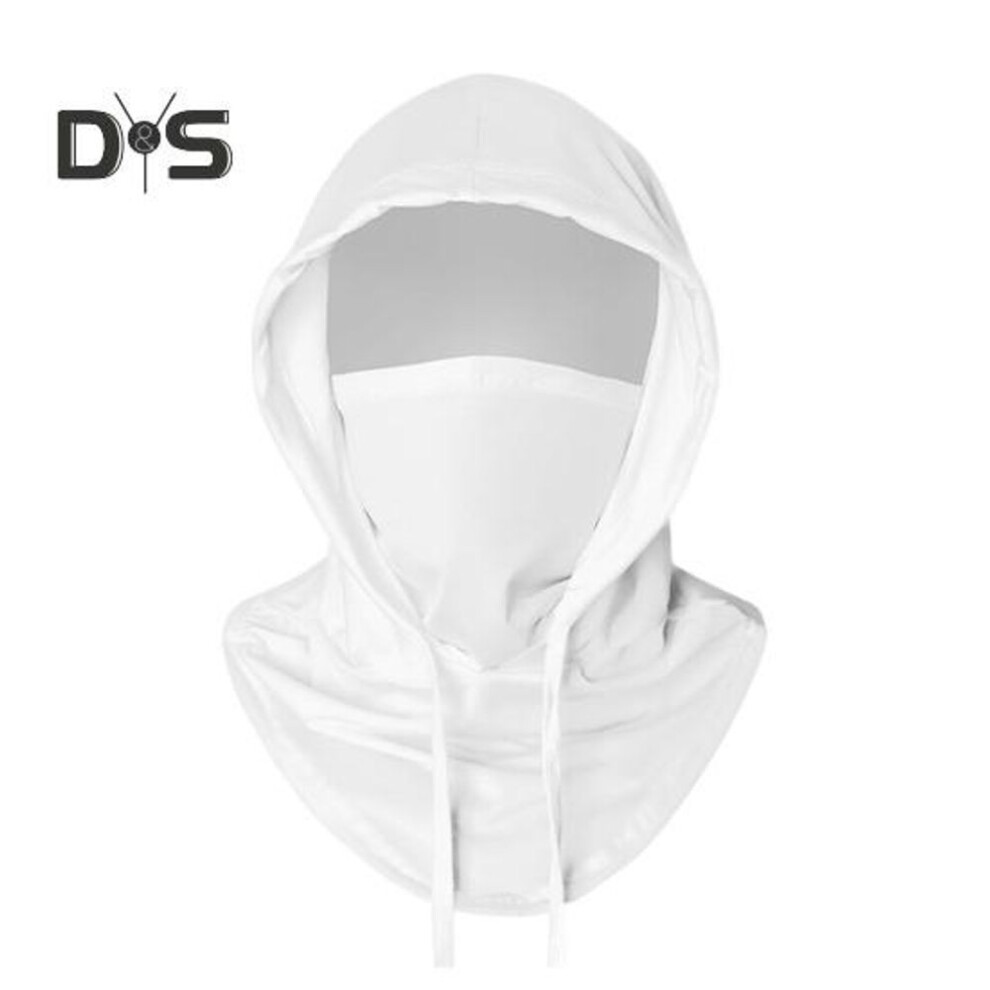(white) Summer Cooling Balaclava Anti-UV Sunlight Protection Great Breathability Elastic Full Head Cover Men Women Cycling Motorcycle Fishing Hood