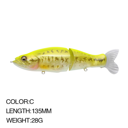 Slow Floating Bait Swimming Joint Swing Lure Bionics C 2