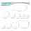 10PCS Acrylic Stamp Block,Versatile Assorted Size Blocks, Stamping Platform Tools Set for Card Making 6