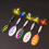 Composite Sequins Rotating Metal Hand-Cranked Copper Column Three Hook Lueya Bait 10