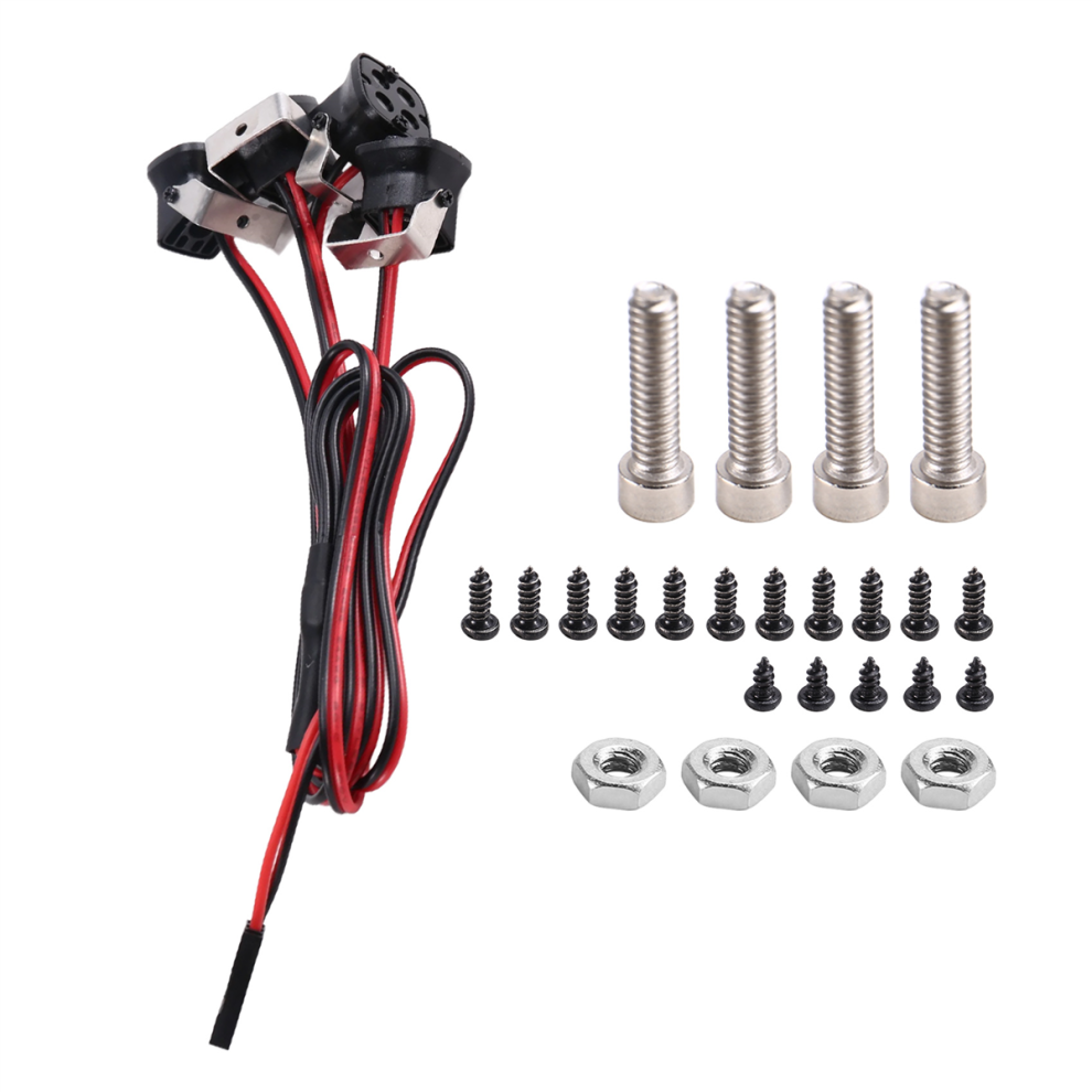 4Led Lights Spot For Axial Scx10 Iii -4 -6 1/10 Rc Crawler Car Truck Decoration Parts Blue/Light 4852431712139