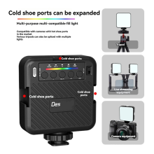 Mini luzes de vídeo RGB para fotografia, iluminação para selfie, preenchimento de luz para câmera, estúdio fotográfico, eletrônicos de consumo