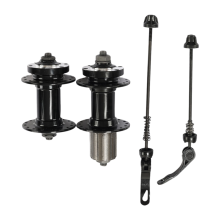 Conjunto de freios a disco tipo cartão com 32 furos, cubos de bicicleta Huagu Mountain Bike Brake, preto