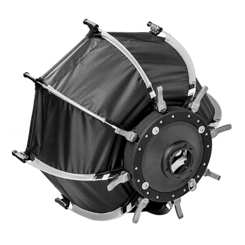 Μίνι φορητή οκτάγωνη ομπρέλα softbox + εξωτερικό φλας με πλέγμα κηρήθρας 1